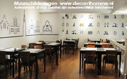 Muurschilderingen Amsterdam Minimalistisch decoratief strak modern Cordhomme MC